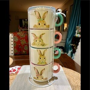 Bunny set of 4 Mugs